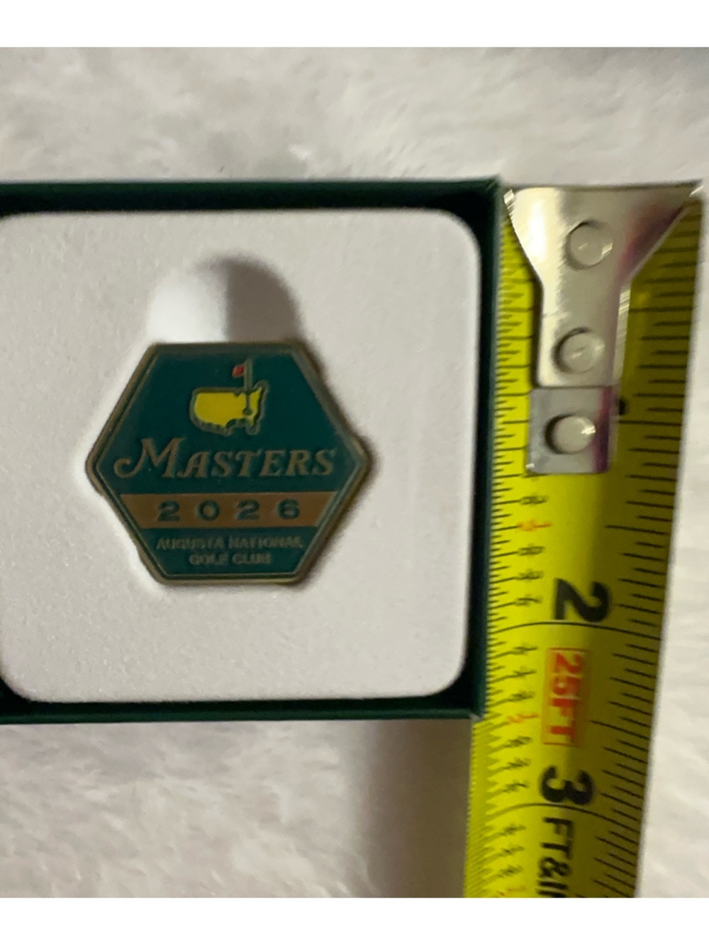 Masters 2026 Golf ball marker. Purchased at Augusta National 2026. NWT - Picture 3 of 5